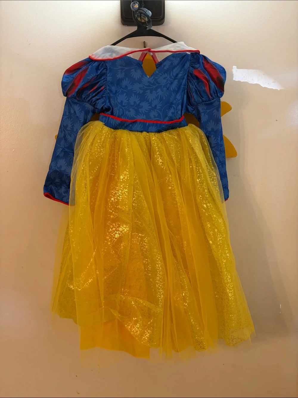 Snow White Costume Blue and Yellow Sparkle Princess Dress-Up for Kids